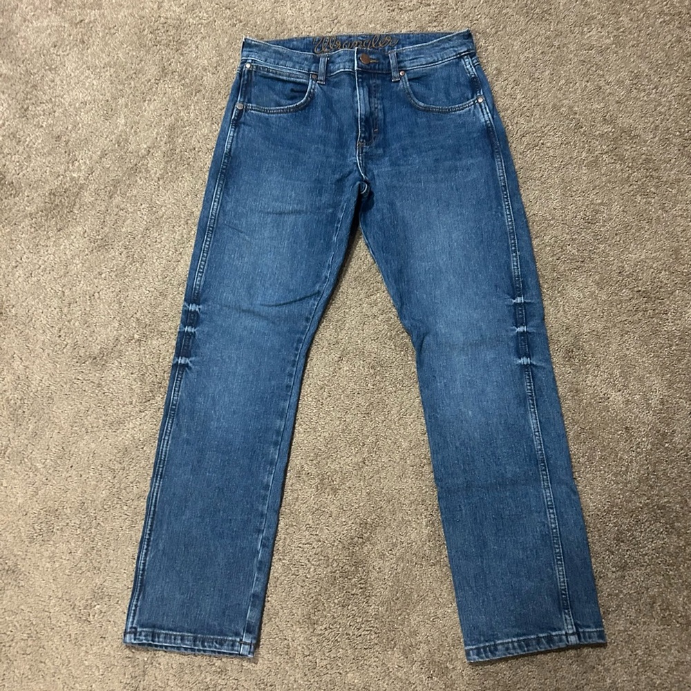 Wrangler Men's Bootcut Jeans in Blue
